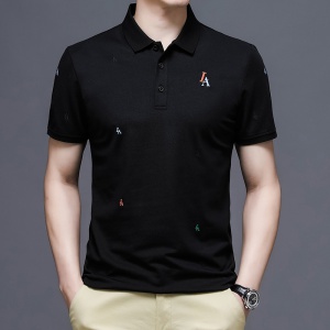 夏季男士短袖t恤潮牌翻領(lǐng)POLO衫簡約百搭半袖